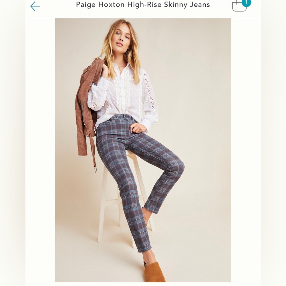 Petite Paige Hoxton High Rise Skinny Jeans